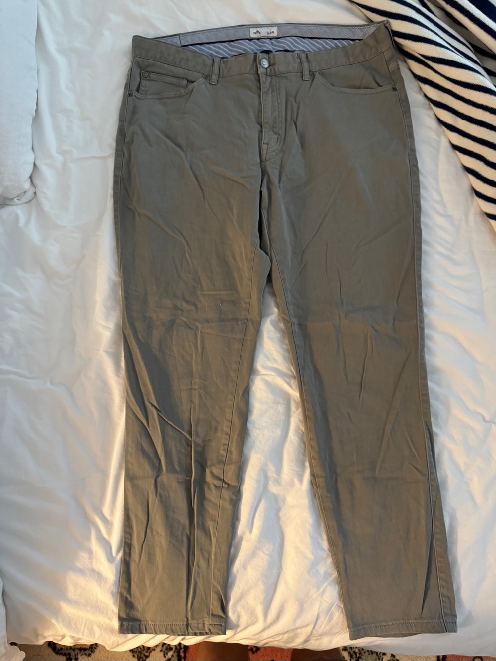 Men’s Gray Stretch Jeans Peter Millar 36/28